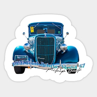 1936 Ford Deluxe Model 67 Pickup Truck Sticker